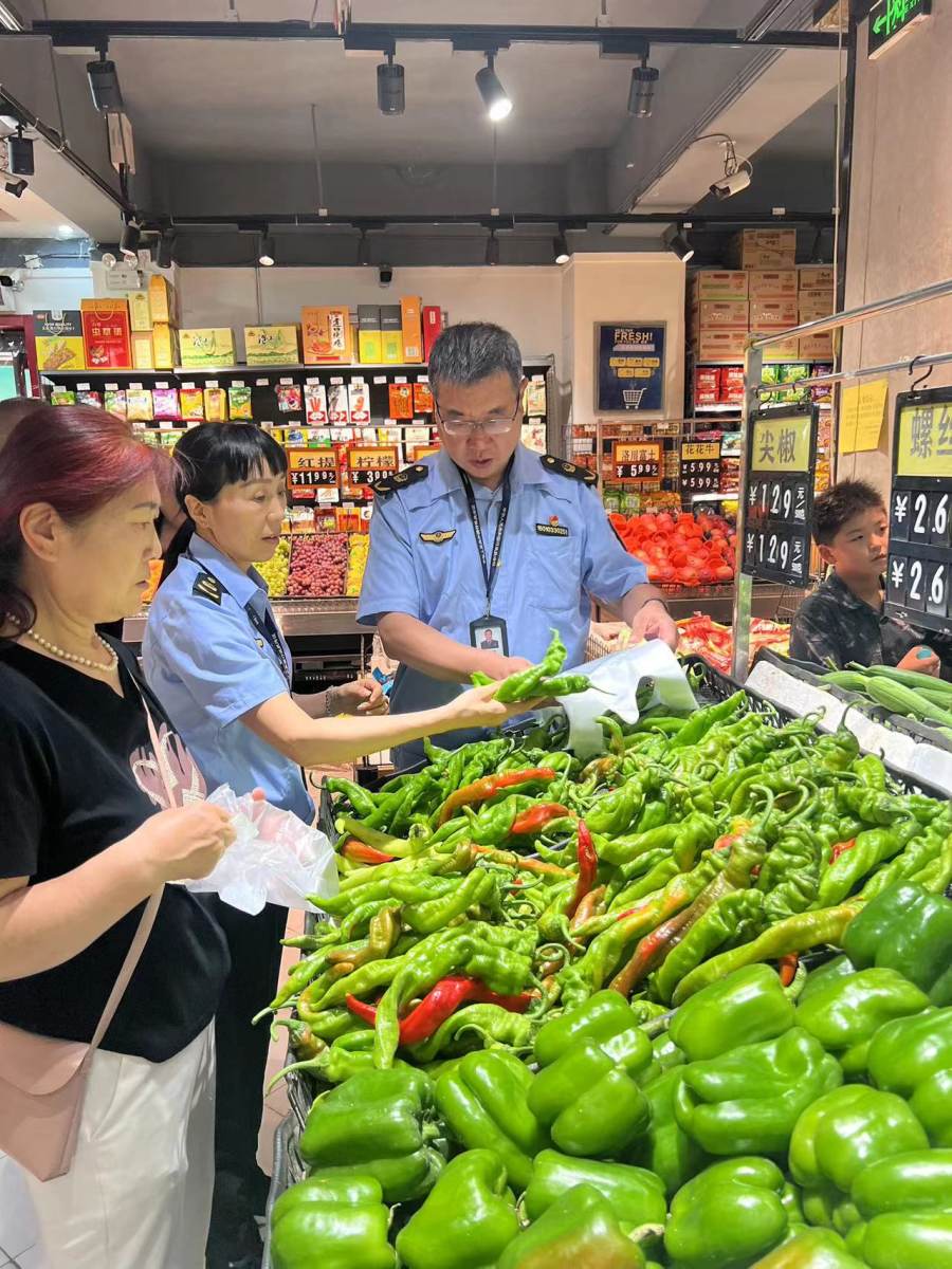 國基路所開展食用農產品安全快速檢測 守護群眾“菜籃子”安全